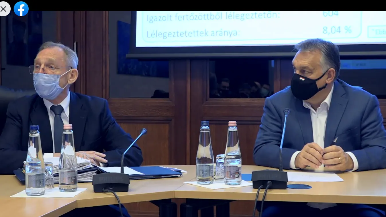 Orbán Viktor bepillantást engedett az Operatív Törzs kulisszái mögé