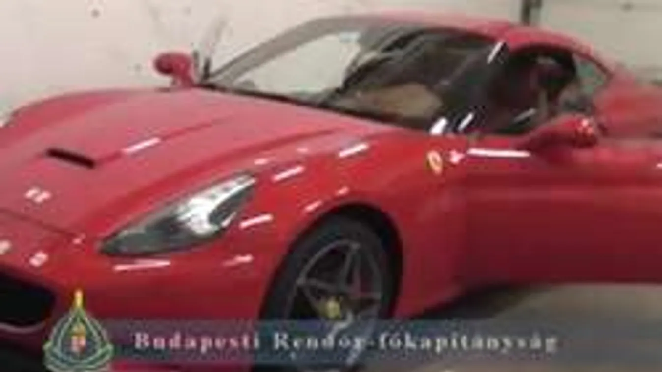 Lopott Ferrarit rejtegetett garázsában az újbudai férfi