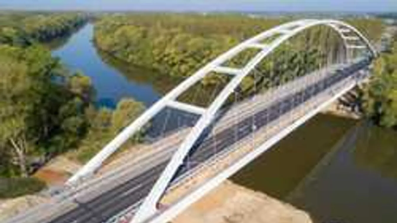 Rangos díjat nyert Magyarország ötödik legnagyobb nyílású hídja