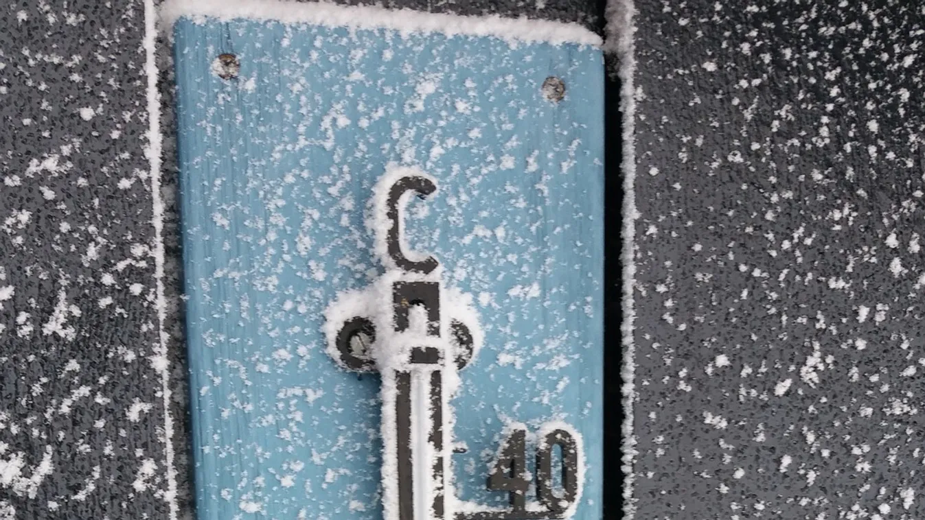 Nem hiszed el: hidegebb van ezen a magyar településen, mint a sarkkörön csütörtök délelőtt