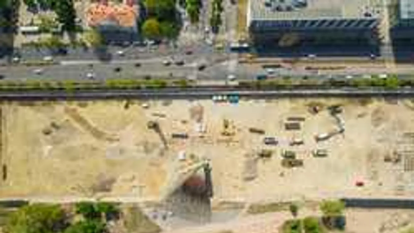 Nézd meg madártávlatból, hogyan újul meg a Városliget - Videó