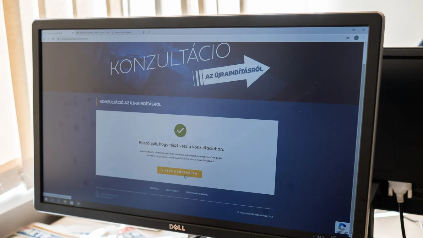 Már online is kitölthető a Nemzeti konzultációs kérdőív!