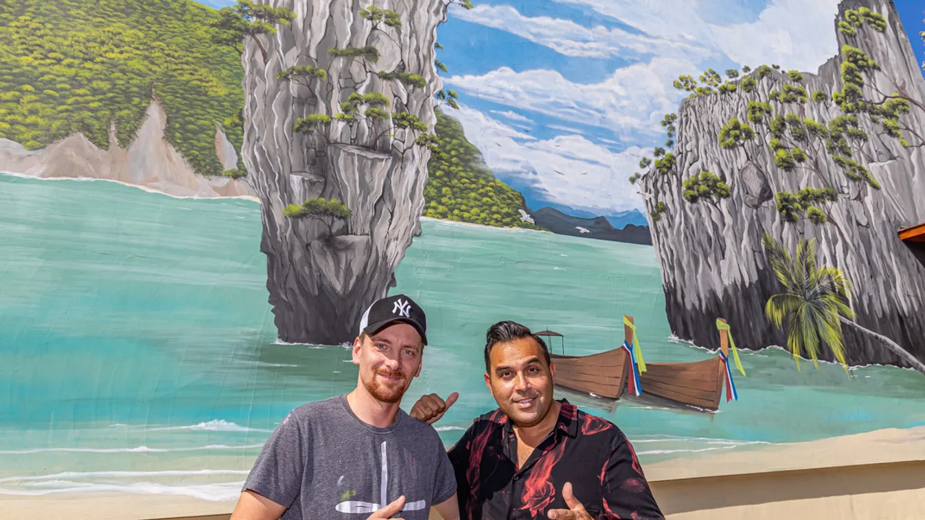 Megtaláltuk a férfit, aki hatalmas freskót festett Bódi Csabinak