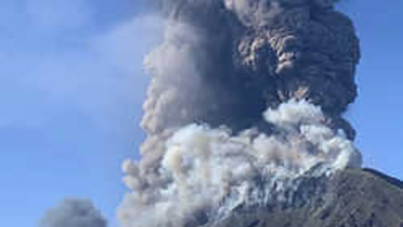 Döbbenetes felvételek a vulkánkitörésről, halálos áldozat is van