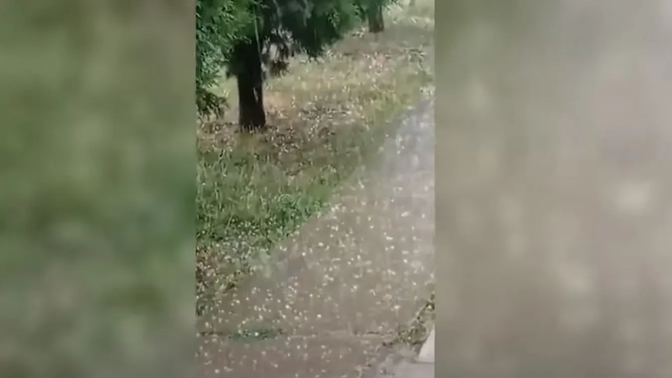 Pusztít a vihar az országban: térdig ér a hömpölygő víz, jég veri a házakat