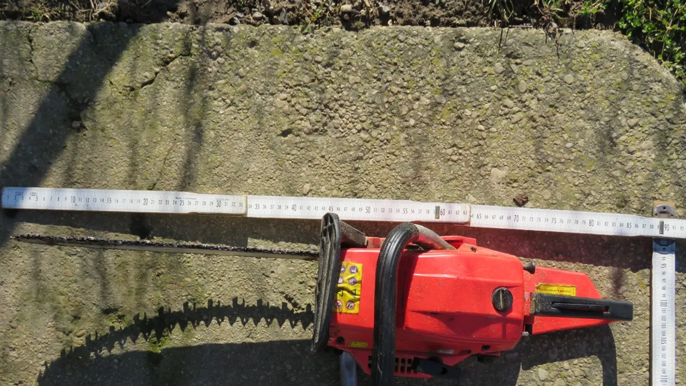 Dráma Somogy megyében: beindított láncfűrésszel fenyegette nevelt lányát