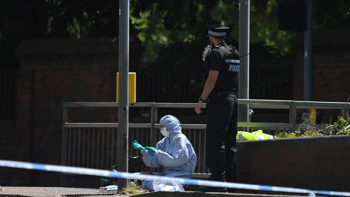 Scenes In Reading After Three People Stabbed To Death At The Weekend