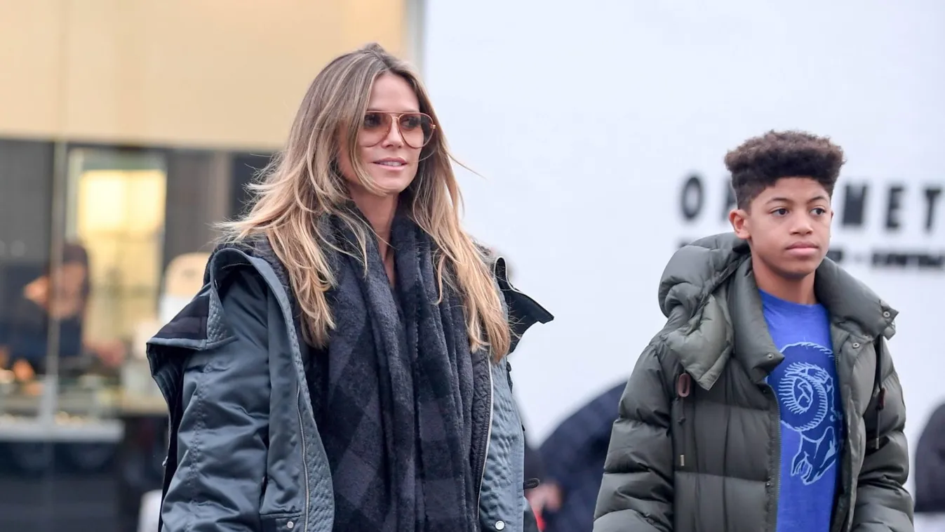 Heidi Klum takes son to an optometrist in Beverly Hills