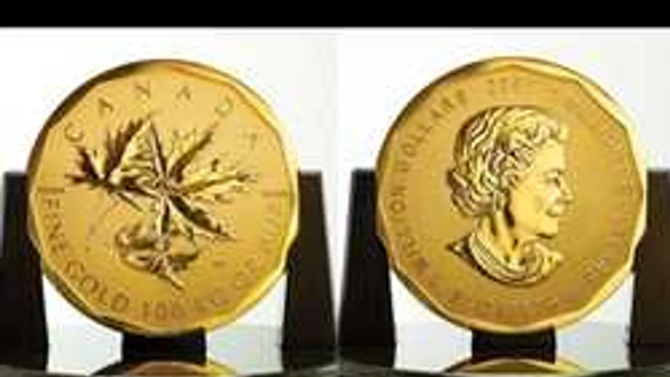 Elképesztő módszerrel lopták el a mázsás aranyérmet