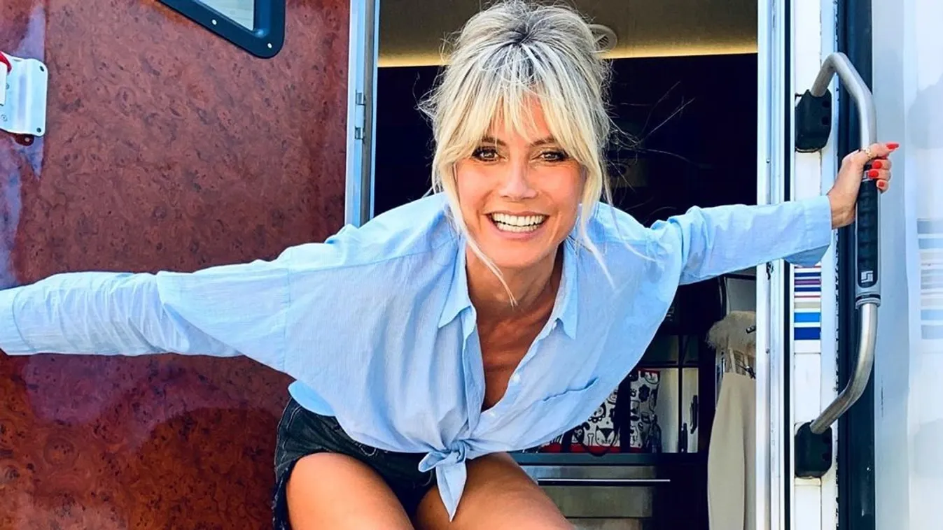 Rendesen kipakolta a ciciket Heidi Klum: a büszkeségtől is dagadtak a topmodell keblei