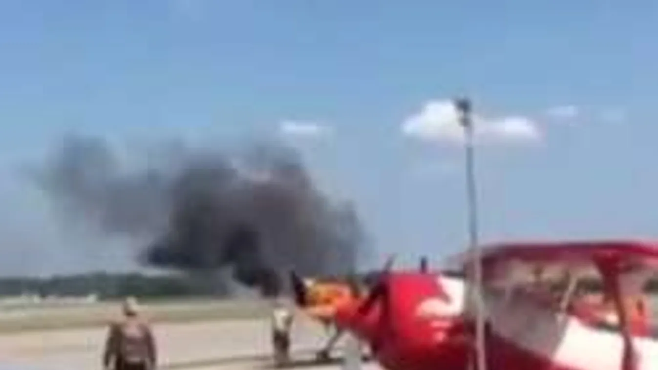 Durva videó a tragédiával végződő légi bemutatóról!