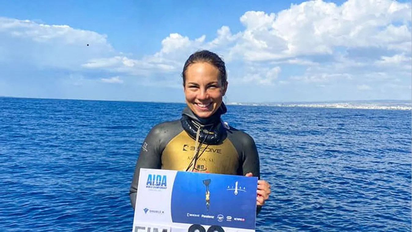 Korok Fatima 89 méteres mélységet járt meg egy levegővel