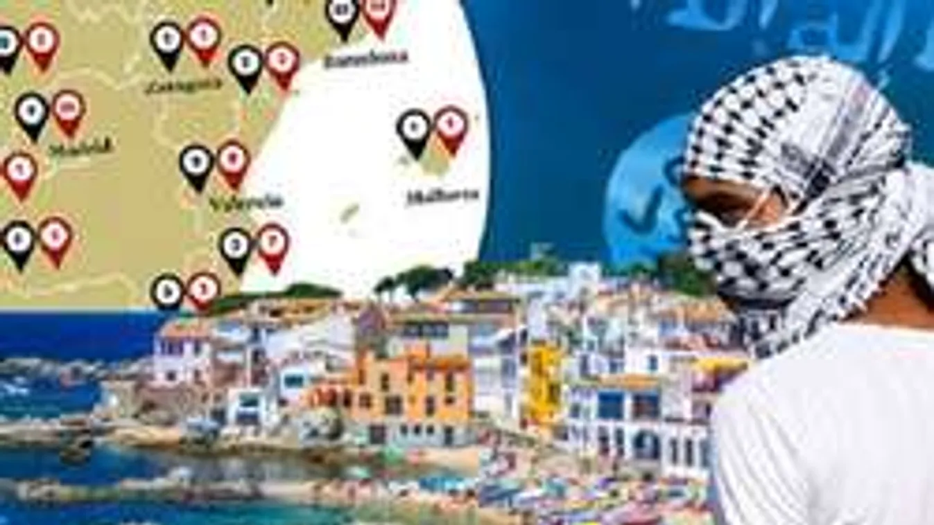 Spanyol üdülőközpontokban szóródtak szét a terroristák!