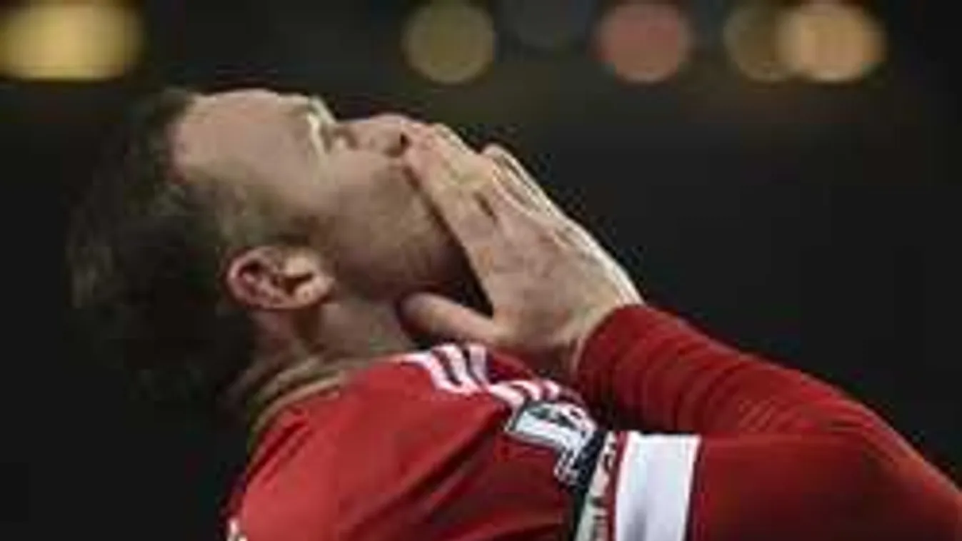 Elképesztő kép, Rooneyt elkapta a biztonsági őr