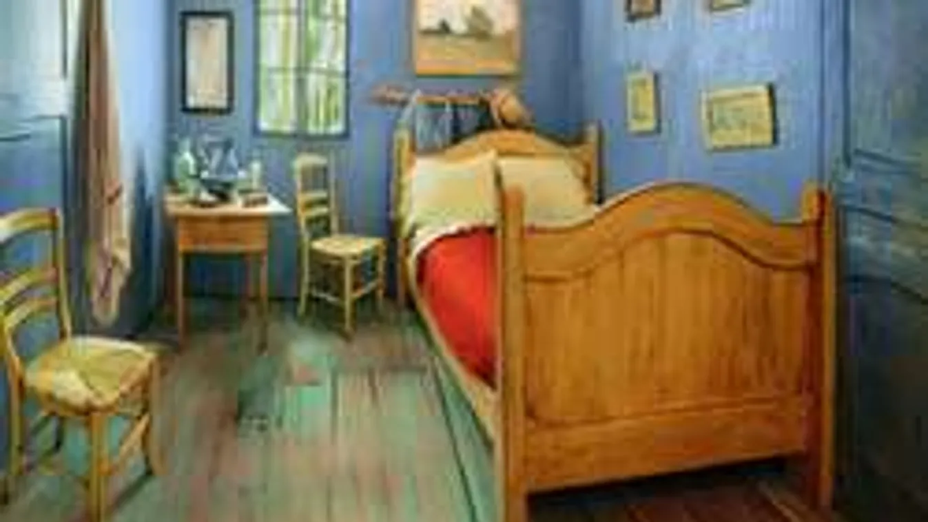 Õrület élőben! Felépítették a Van Gogh képein szereplő szobát!
