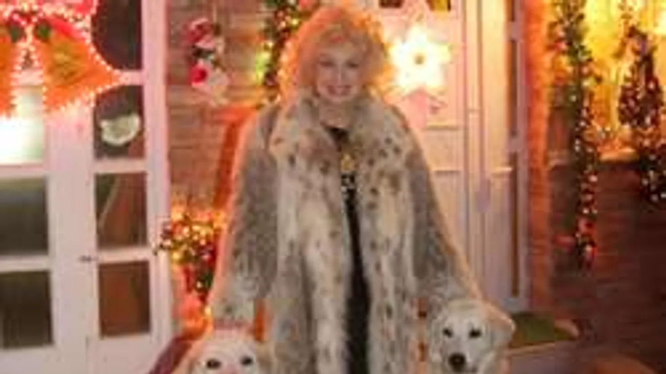 Mesebeli fényárban úszik Medveczky Ilona otthona