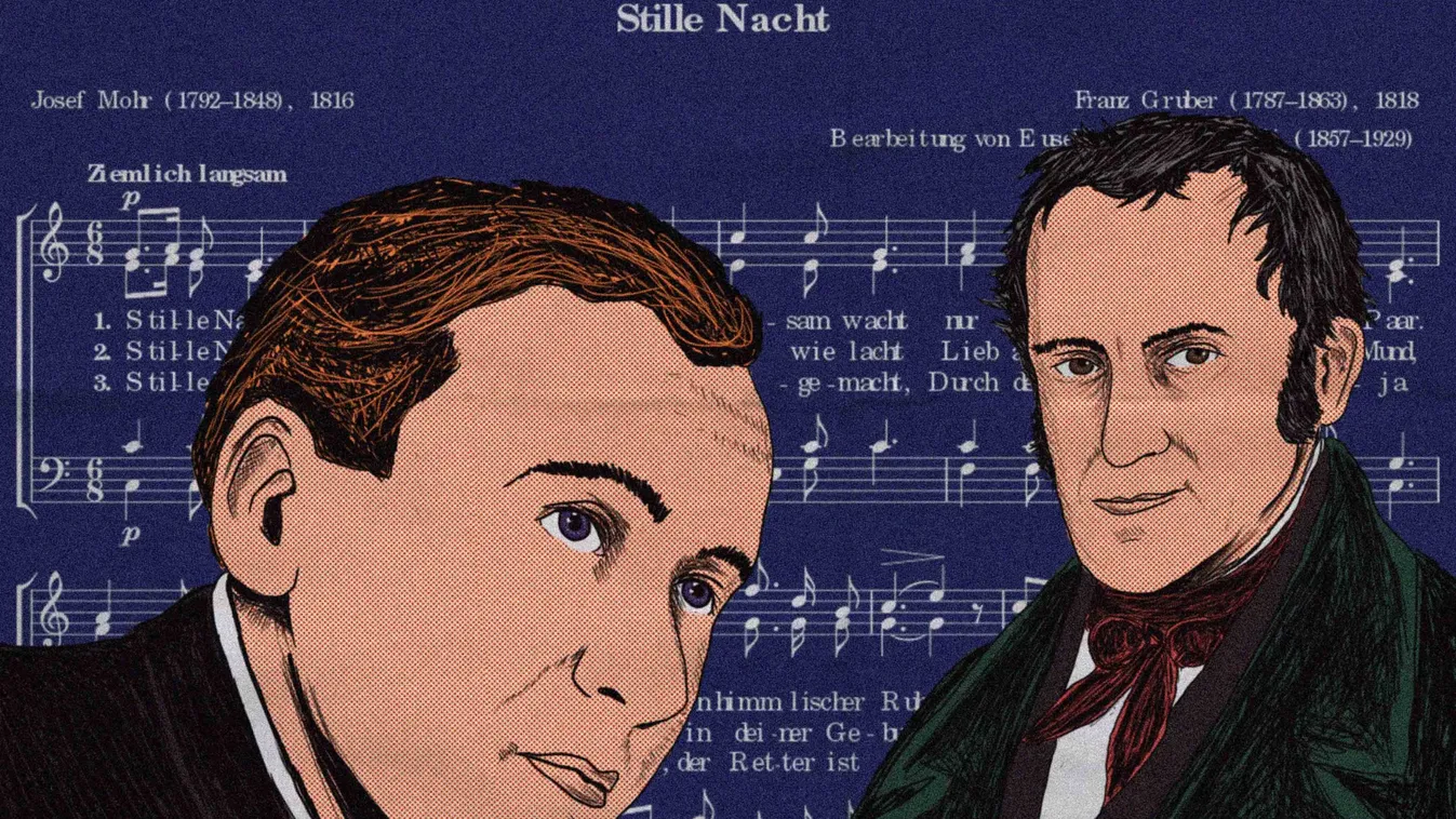 Josef,Mohr,And,Franz,Gruber,Composed,The,Song,Stille,Nacht,