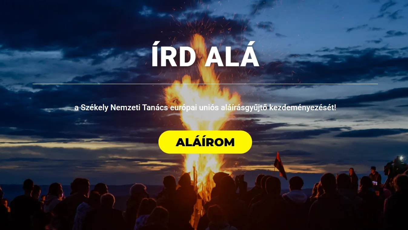 Írd alá! Székelyföldért mozgassuk meg Európát!