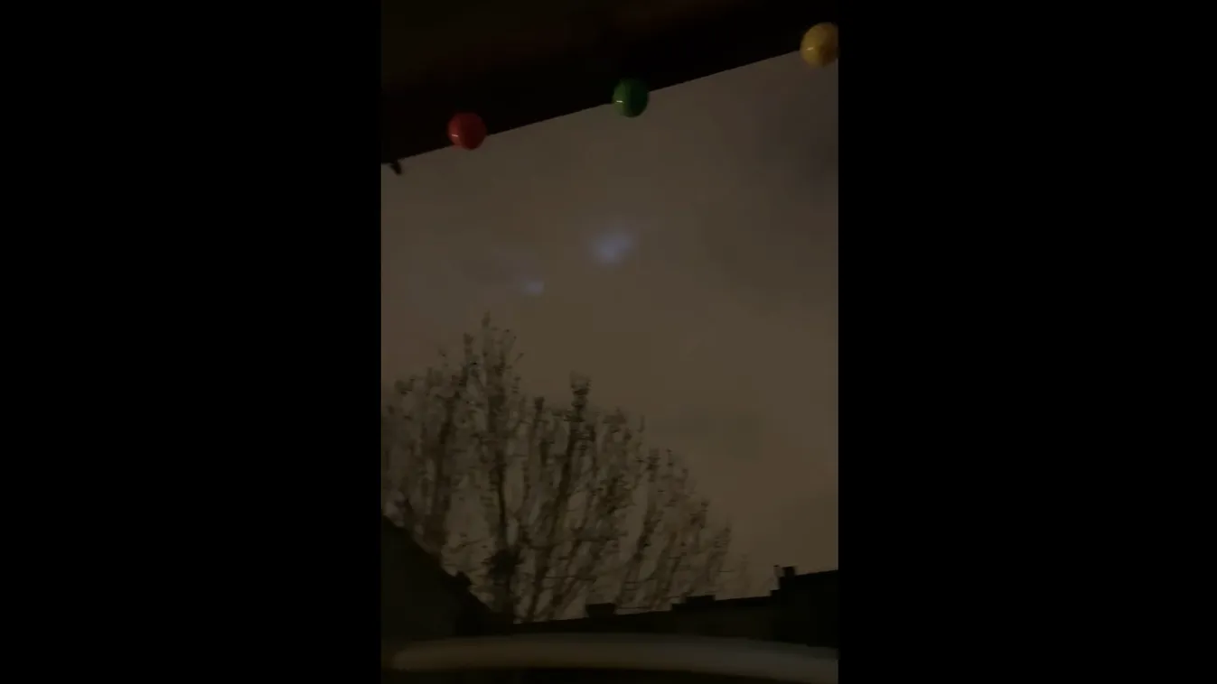 Elképesztő videó: rejtélyes fények lepték el Budapestet