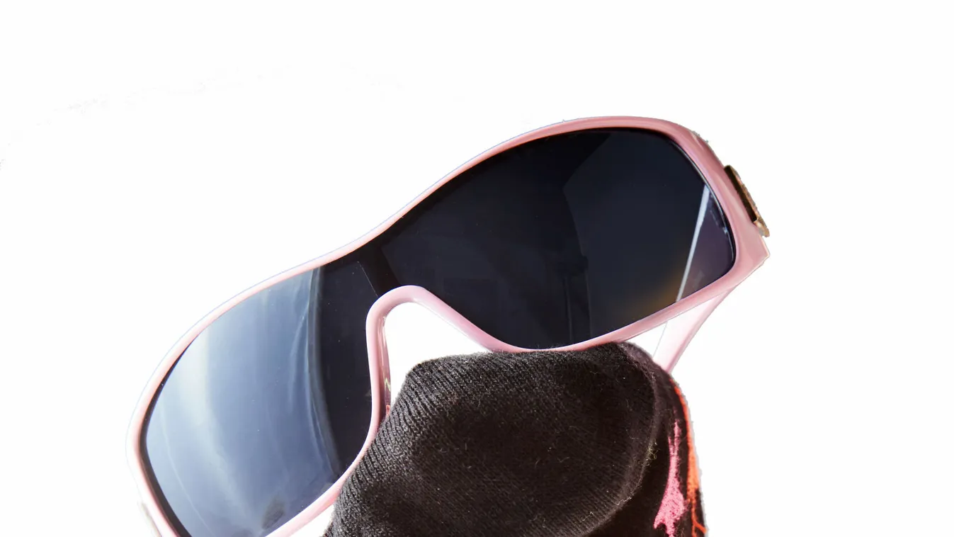 Fun woollen sock puppet with stars and sunglasses