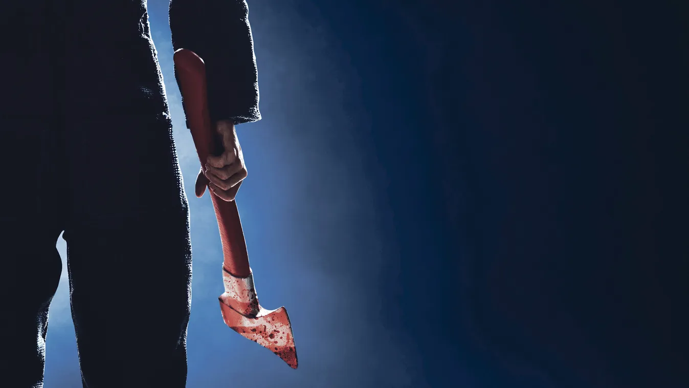 Serial,Killer,With,Bloody,Axe