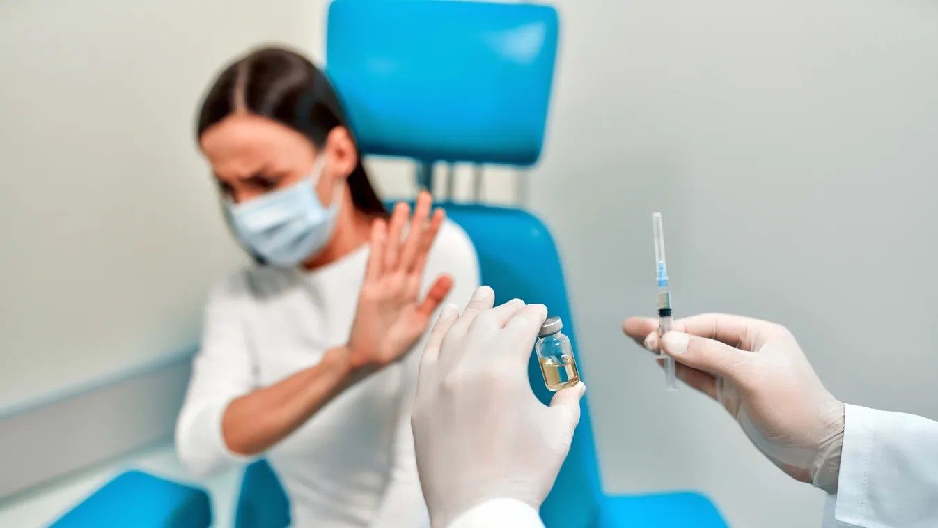 People,Vaccination,Phobia,Concept.,Male,Doctor,Trying,To,Give,Vaccine