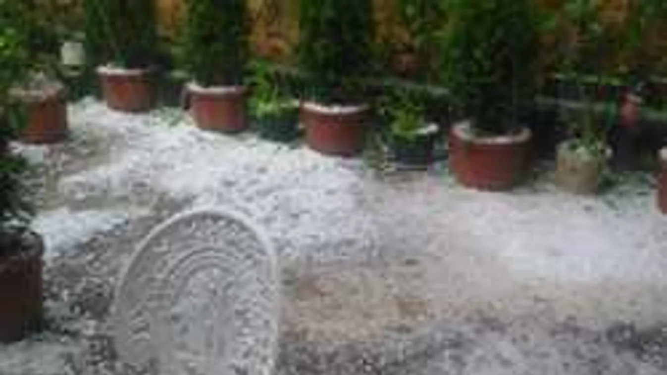 Ilyet még nem láttunk májusban: brutális jégeső csapott le Gyöngyösre - Fotók