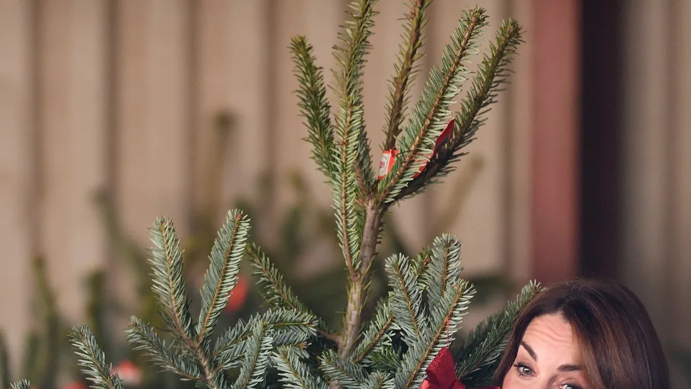 The Duchess of Cambridge visits a Christmas Tree Farm