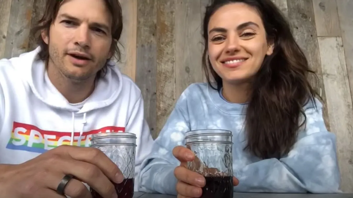 Karanténbort dob piacra Ashton Kutcher és Mila Kunis