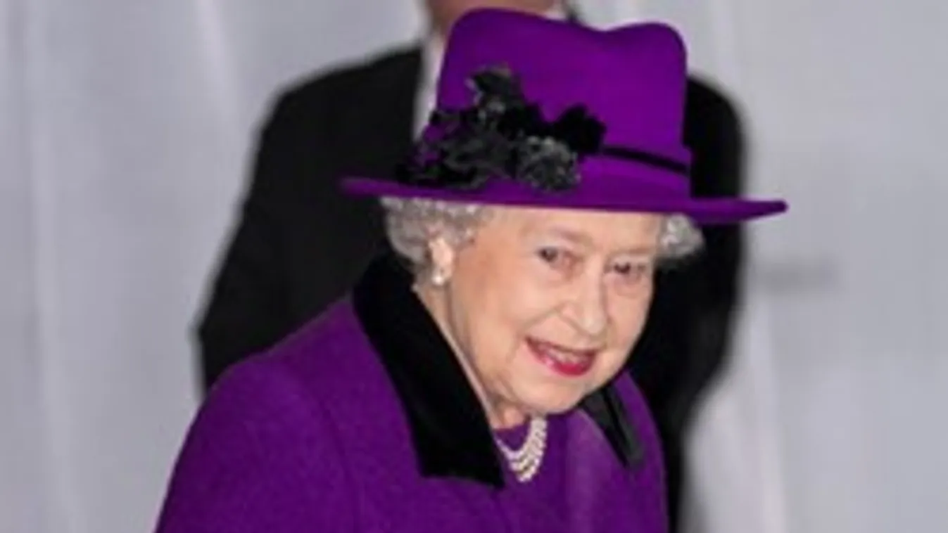 The Queen leaving the BFI, London