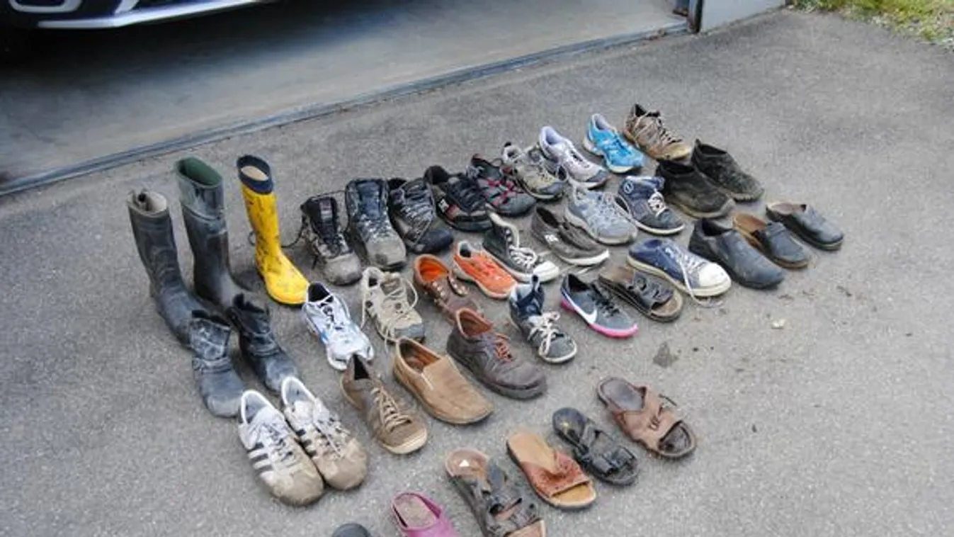 Ilyen nincs: több mint 100 papucsot hordott el egy rejtélyes tolvaj –fotó