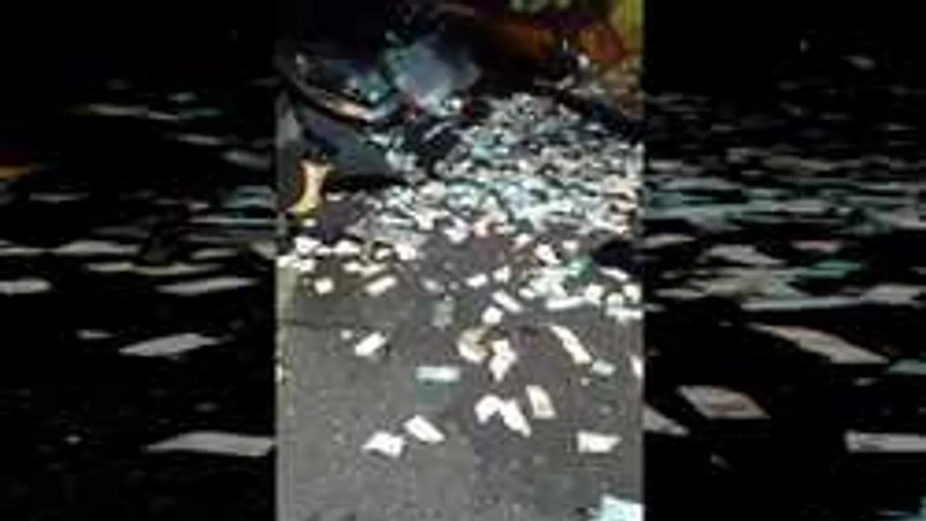 Brutális robbantásos rablás a brazil főúton - videó