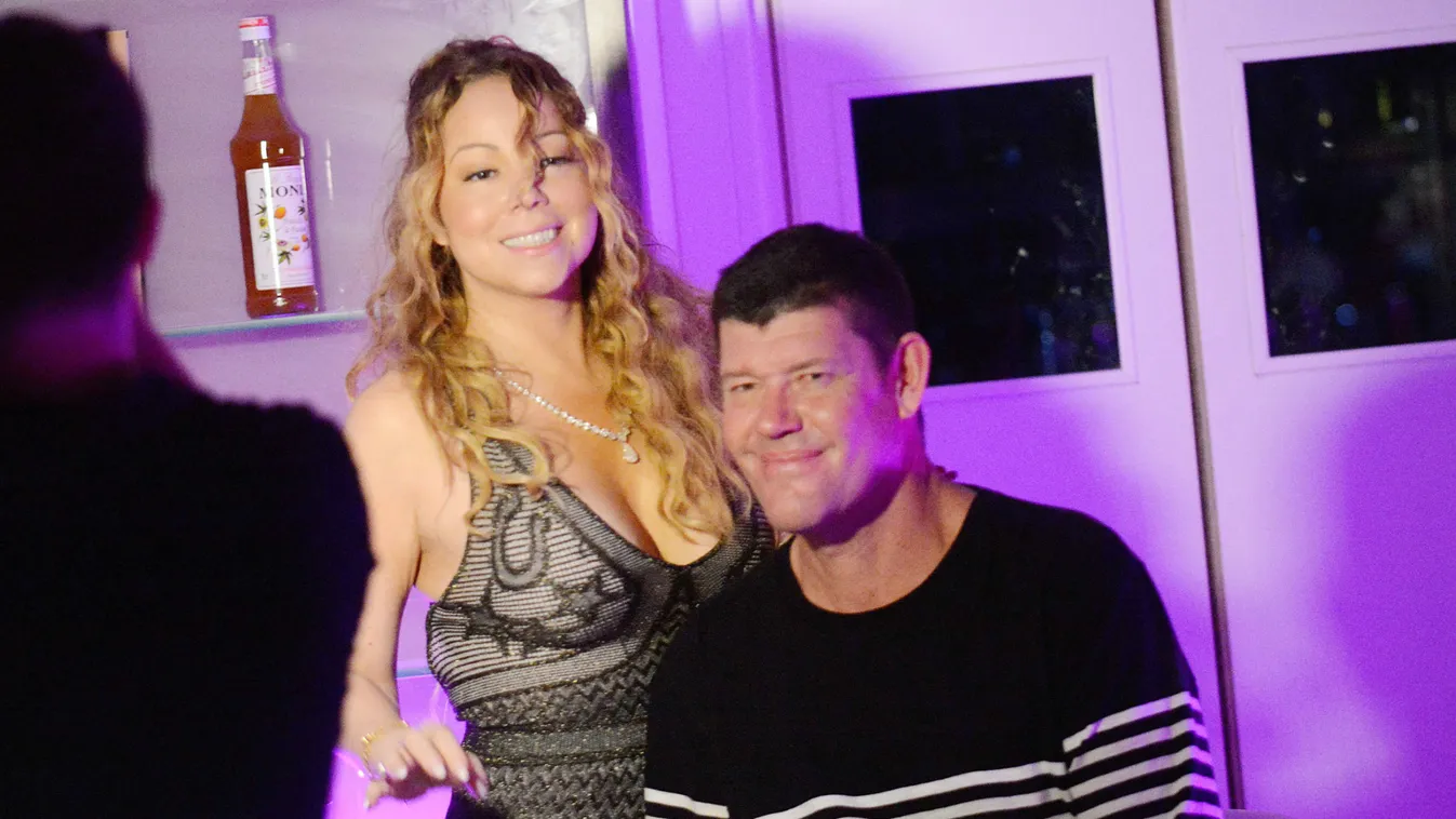 EXC - Mariah Carey and billionaire boyfriend James Packer Partying in Capri