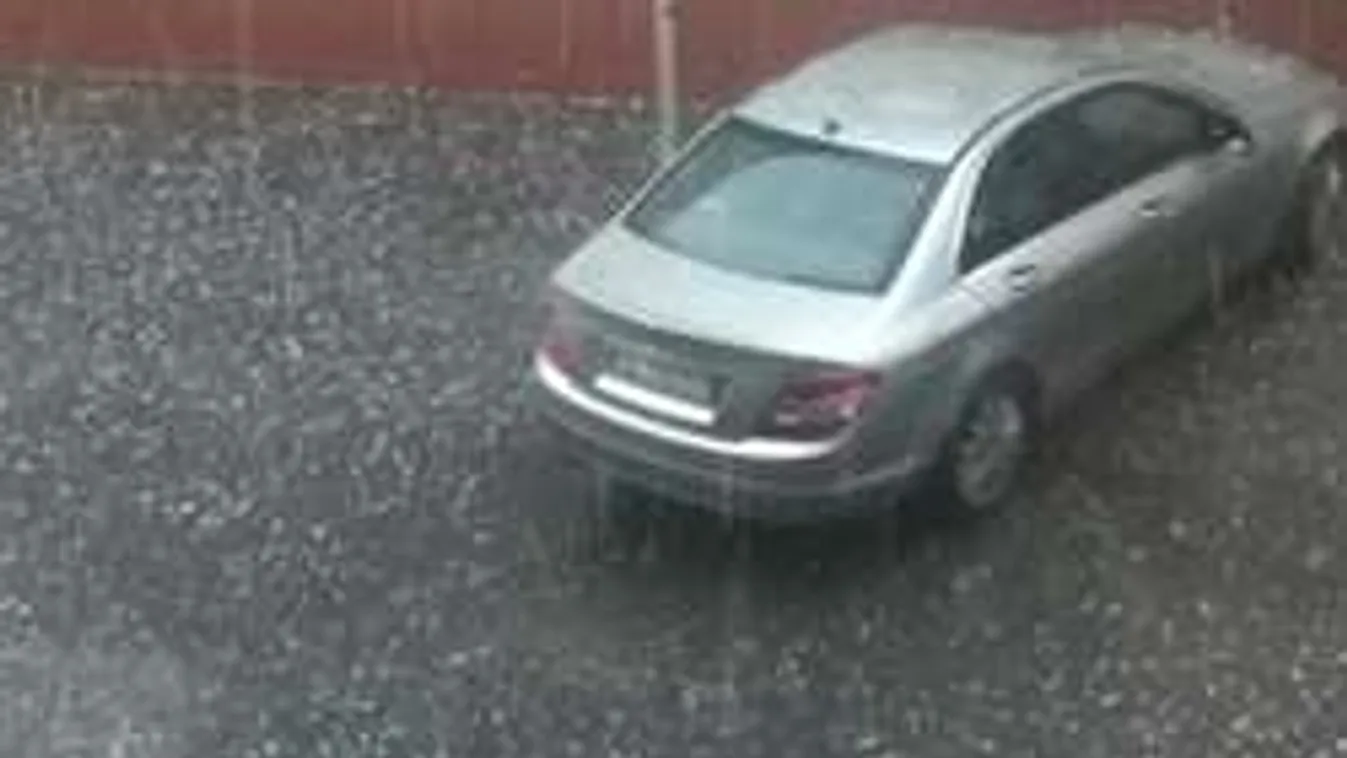 Elképesztő jégeső zúdult Budapestre -VIDEÓ