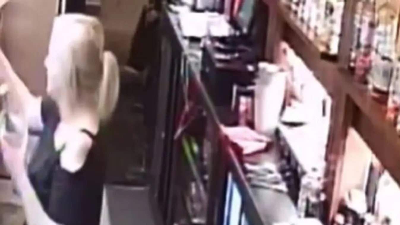 Hátborzongató dolgot rögzített a kocsma térfigyelő kamerája