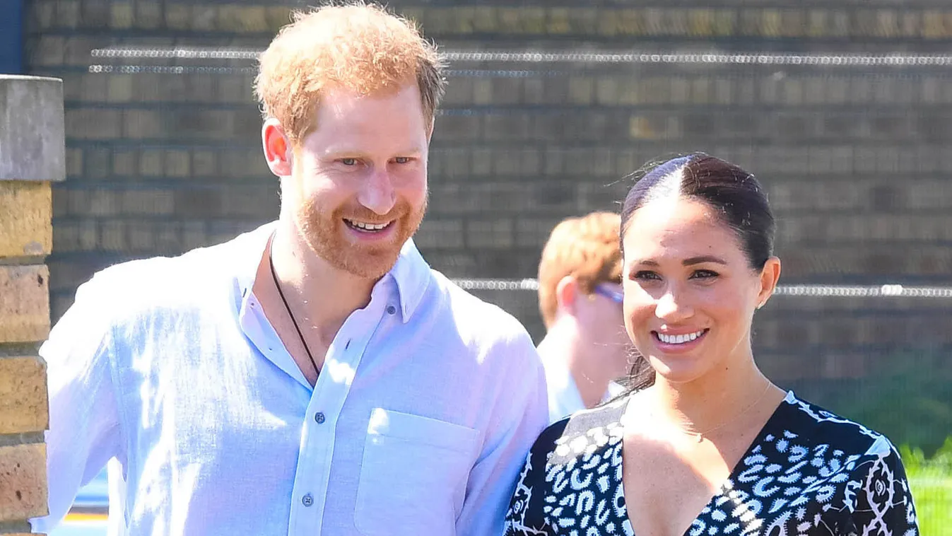 Meghan Markle, Duchess of Sussex, and Prince Harry on the 1st day of the visit to South Africa