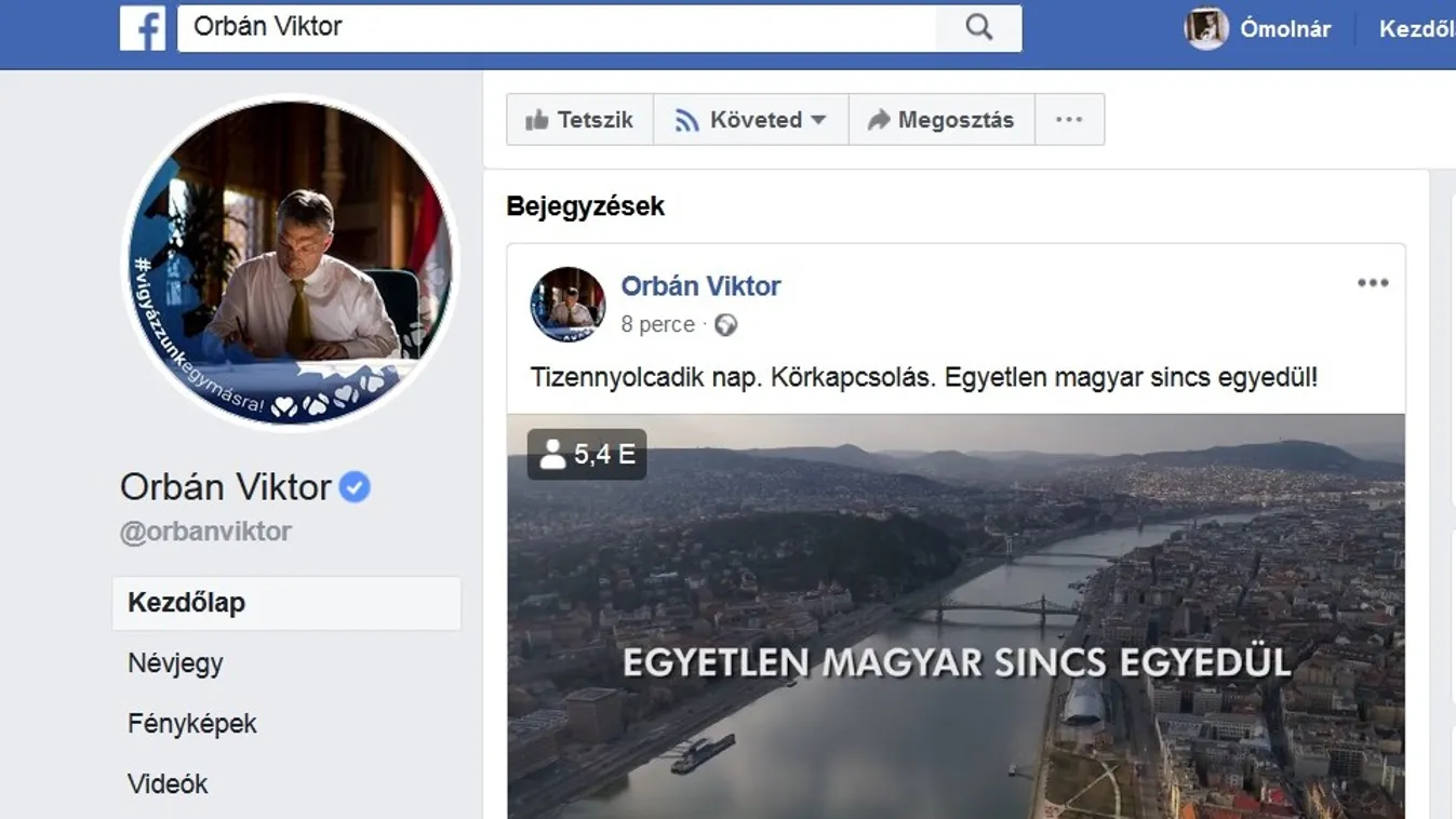 Zeng a Nélküled Orbán Viktor Facebook-oldalán: Egyetlen magyar sincs egyedül