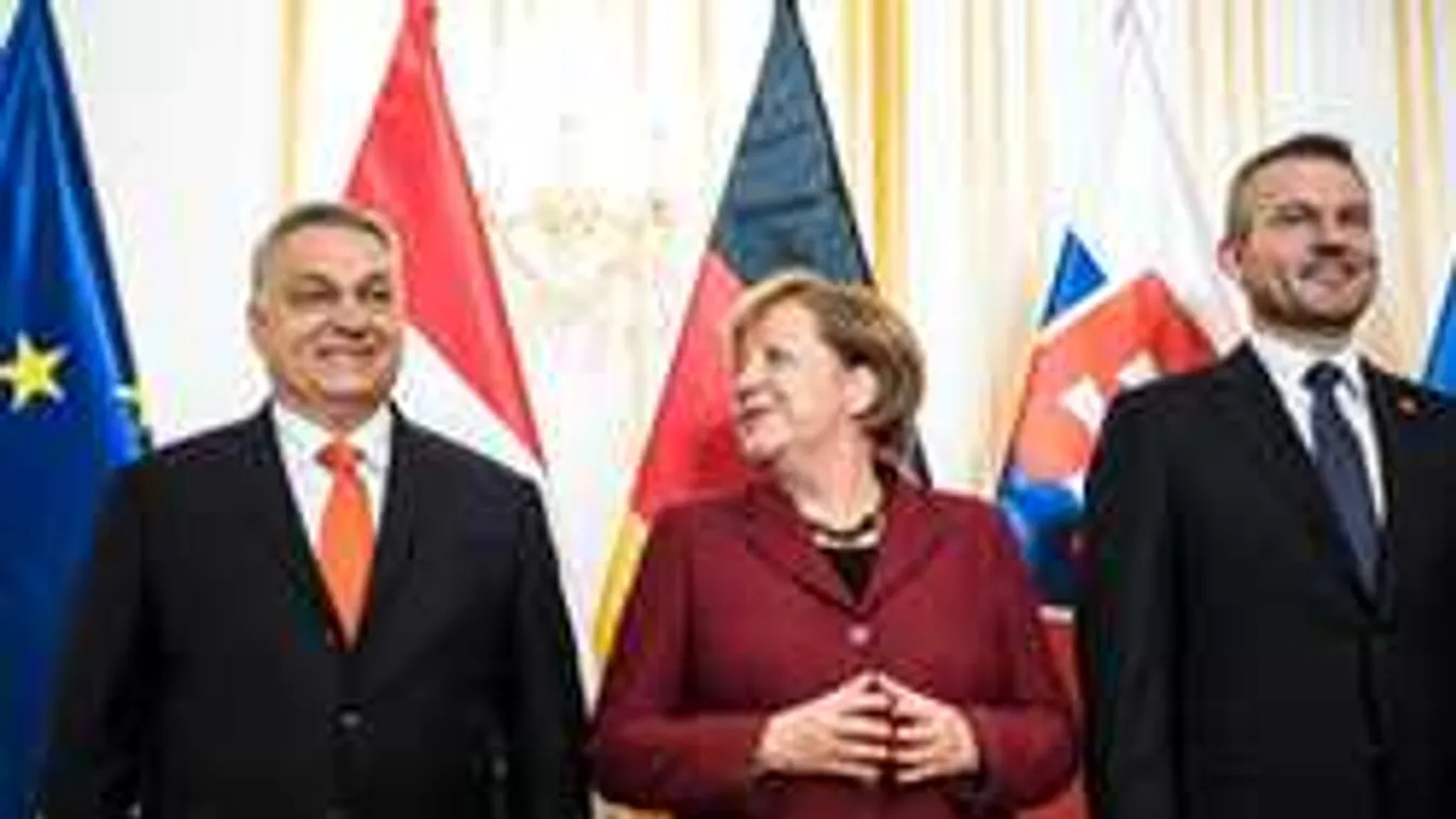 Hű, de érdekesen néz Angela Merkel Orbán Viktorra