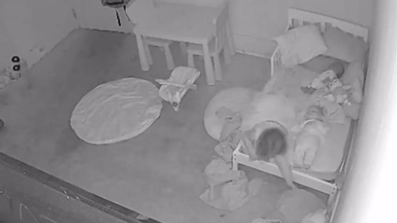 Hátborzongató dolgot rögzített a kislány szobájában felszerelt biztonsági kamera