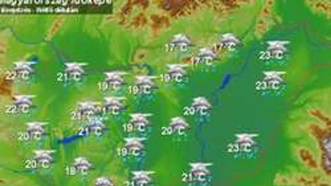 Elérte a viharzóna hazánkat! Itt fog lecsapni hétfőn