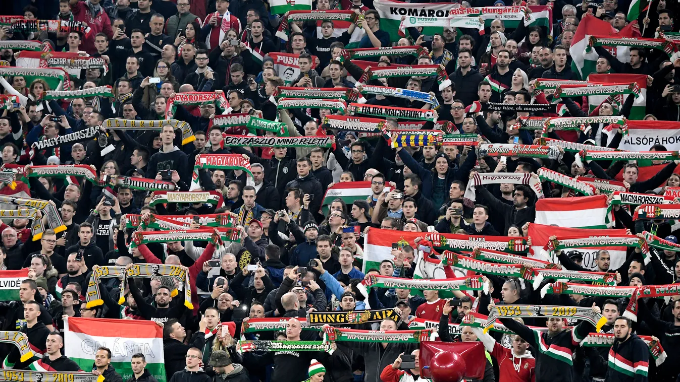 „Harc a pályán, harc a hétköznapokban” – a Puskás Arénából üzentek a magyar drukkerek a válogatottnak