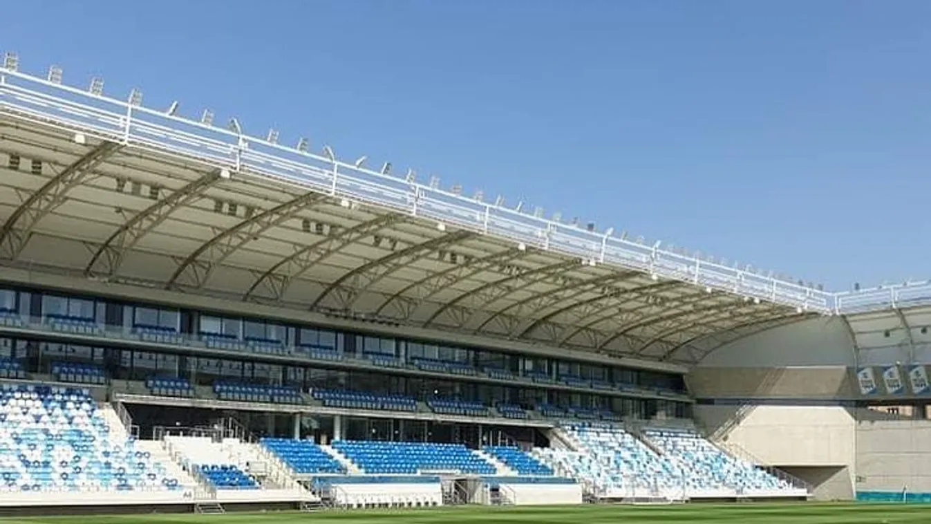 Nemzeti színekben pompázik az MTK stadionja is