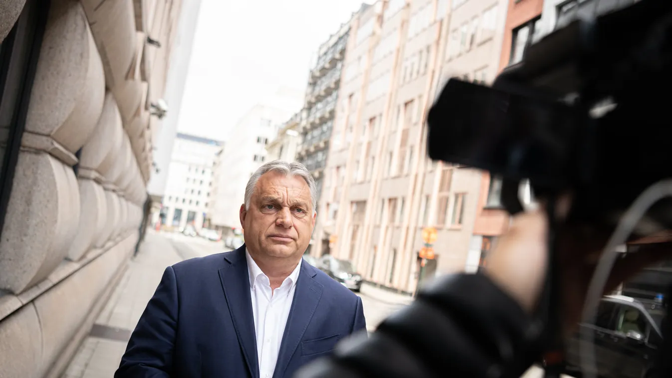 Orbán Viktor Brüsszelből jelentkezett