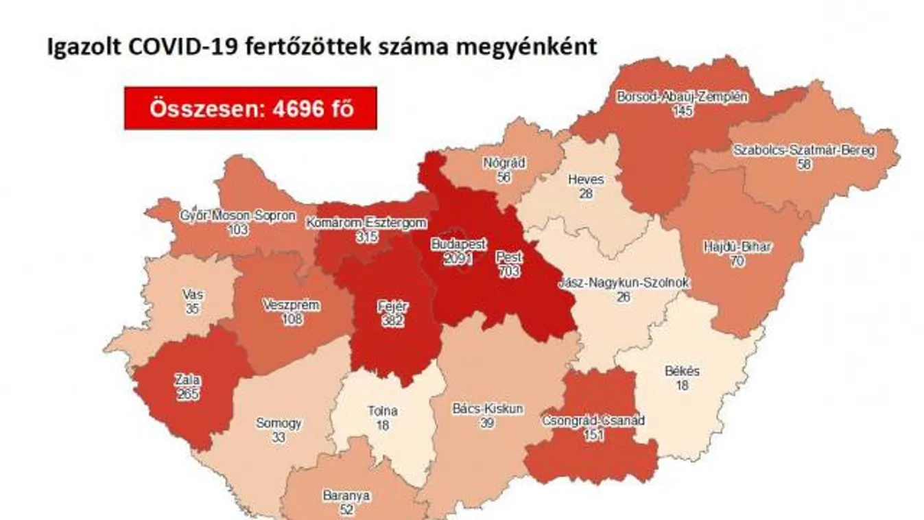 43 fővel emelkedett a beazonosított fertőzöttek száma