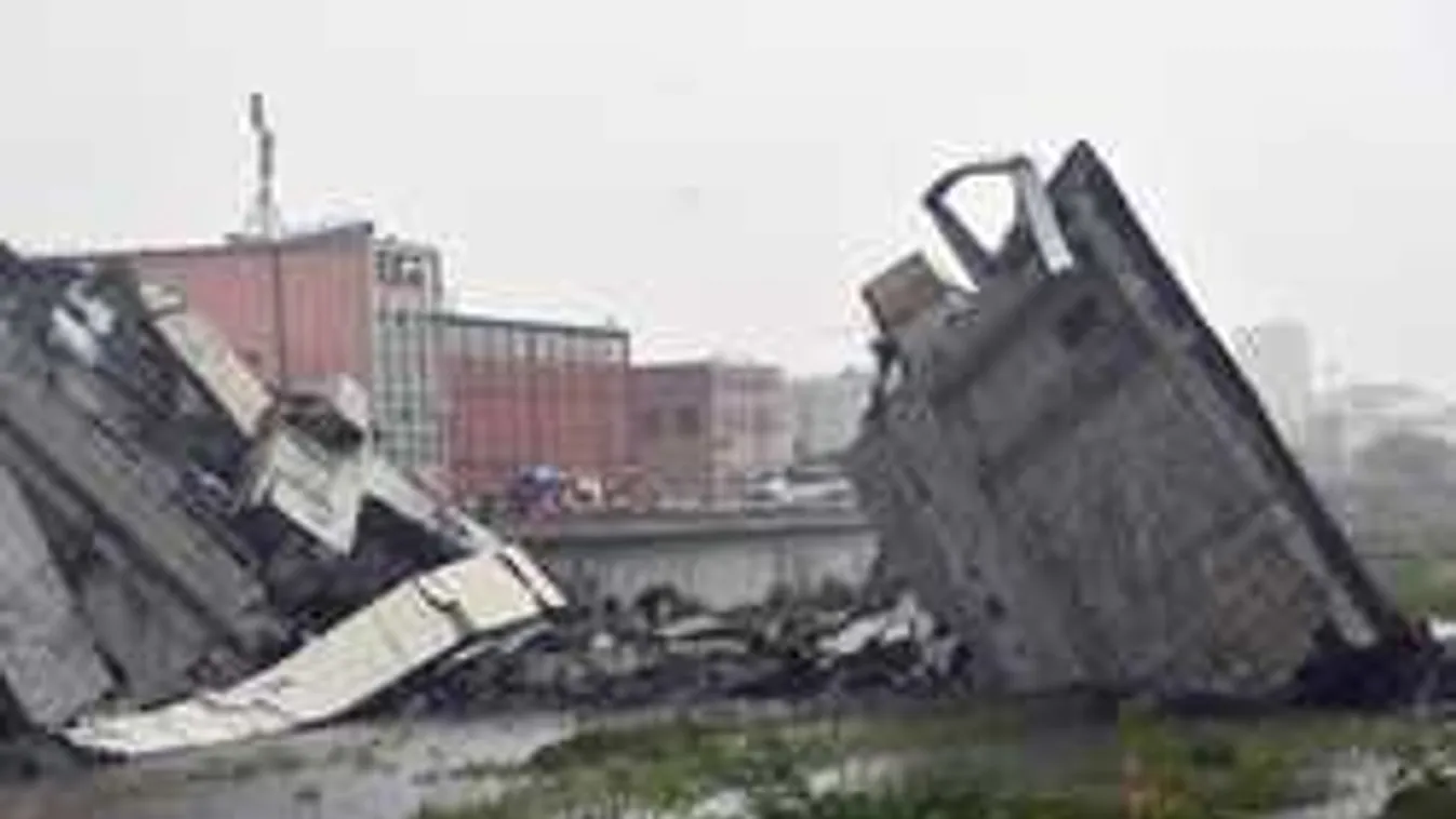 Újabb videót tettek közzé a genovai hídkatasztrófáról