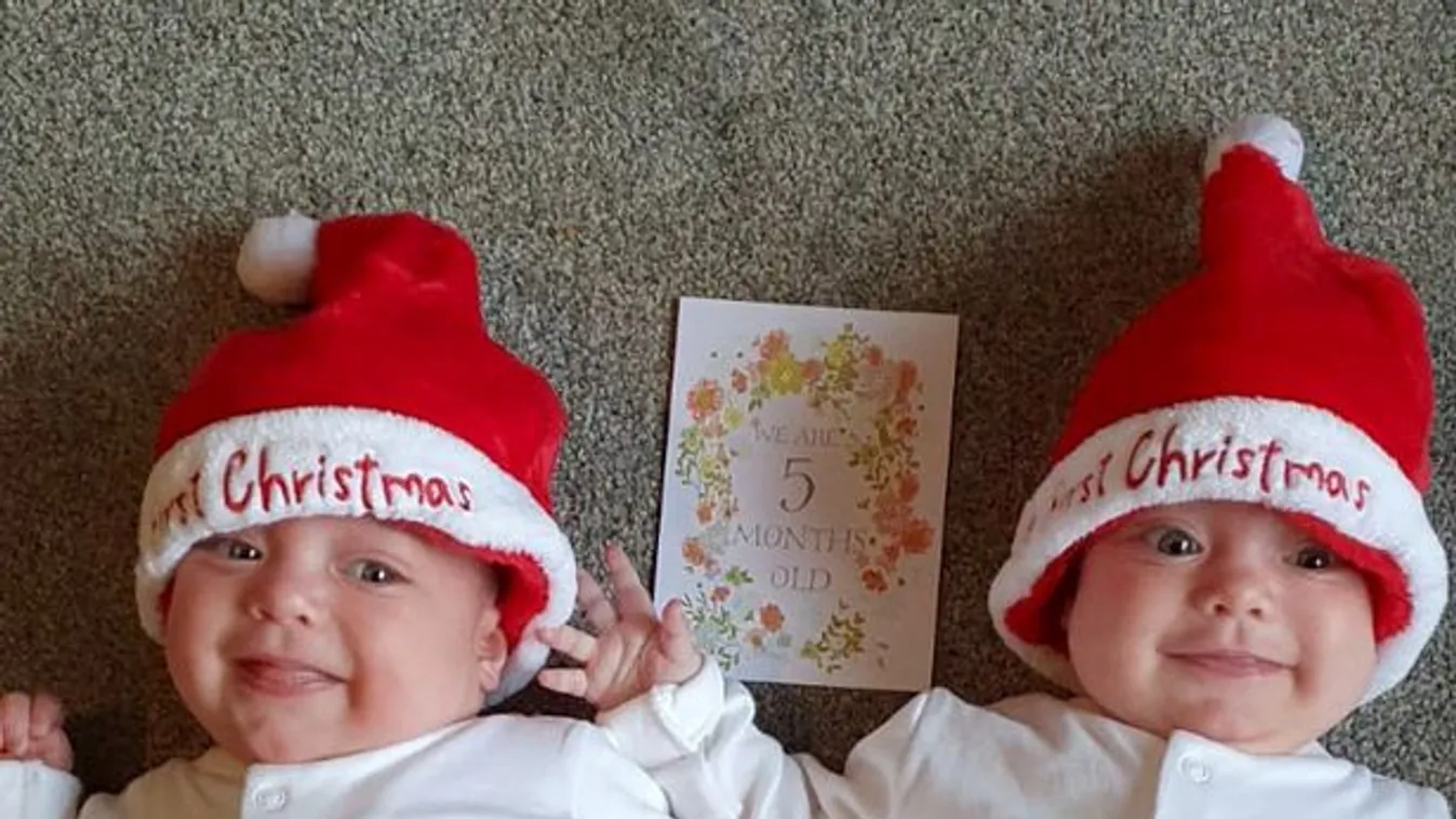 „Féltem, hogy el fogom veszíteni őket„ – családjukkal karácsonyozhatnak a koronavírussal született ikerbabák