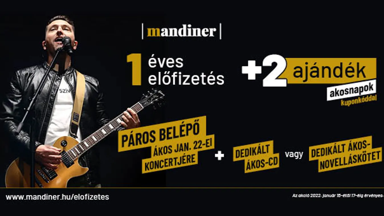 Koncert és kisjátékfilm Kovács Ákos idei tervei között és egy kihagyhatatlan lehetőség a rajongóknak a Mandineren! (x)