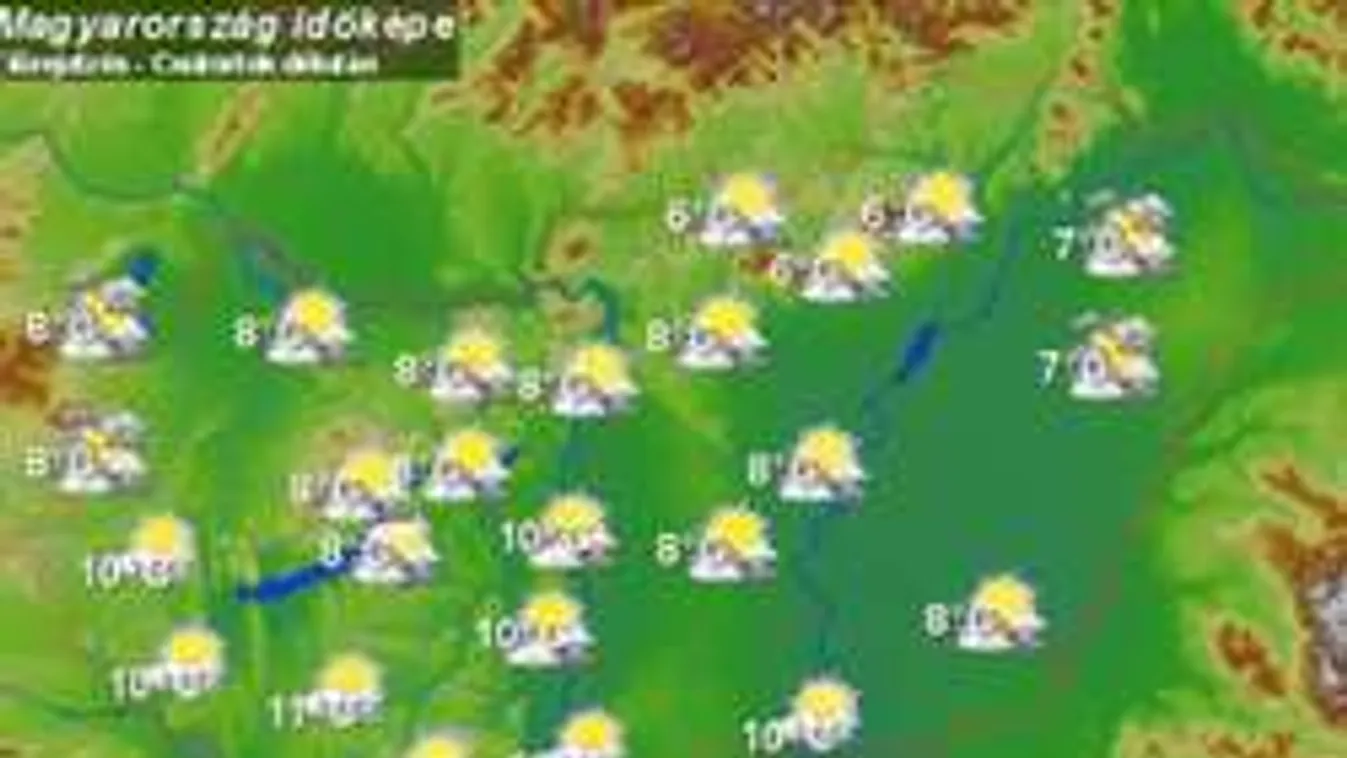 Durva tréfát űz velünk a csütörtöki időjárás!