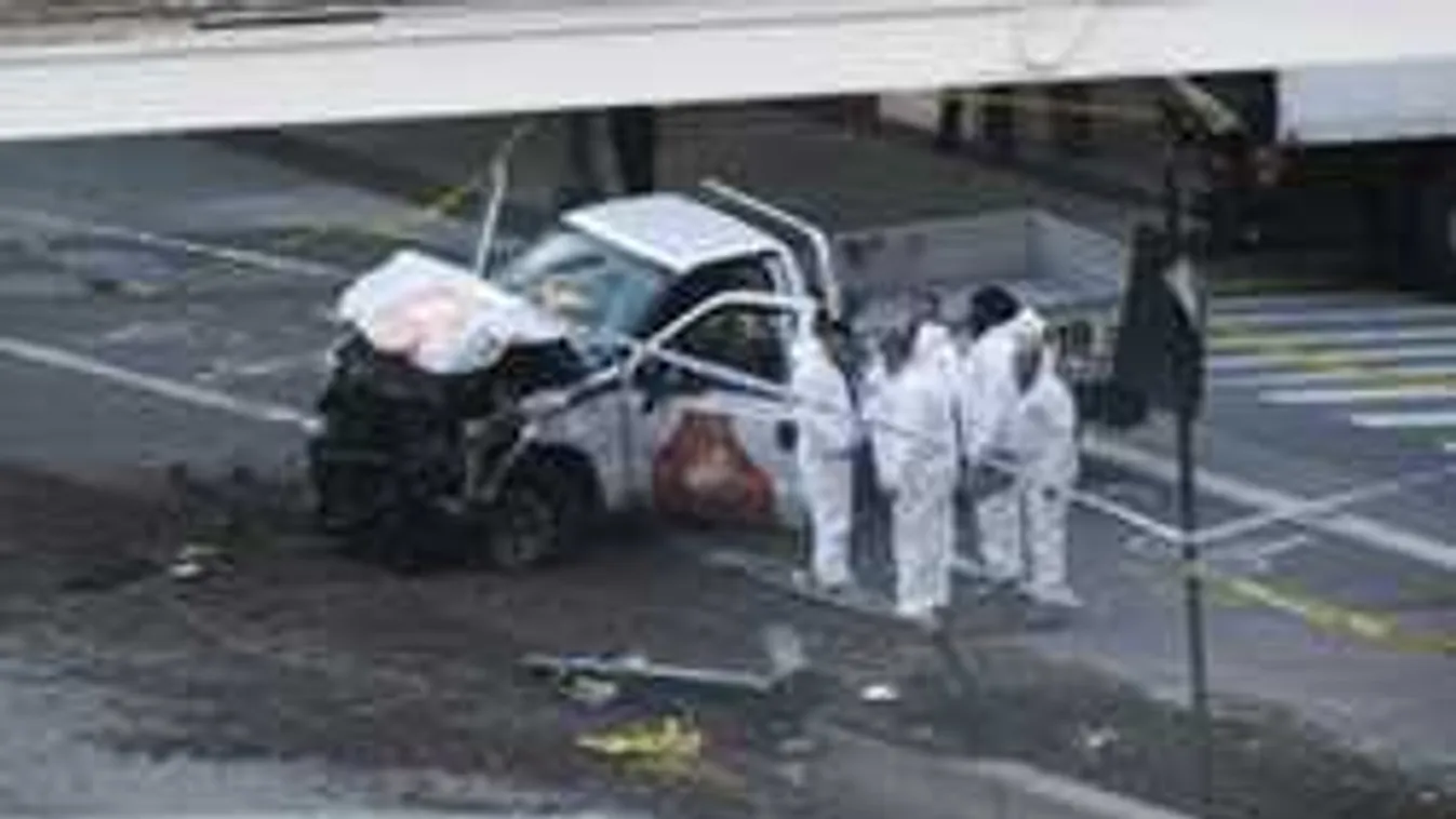 Durva videó érkezett a New York-i támadásban összetört iskolabuszról