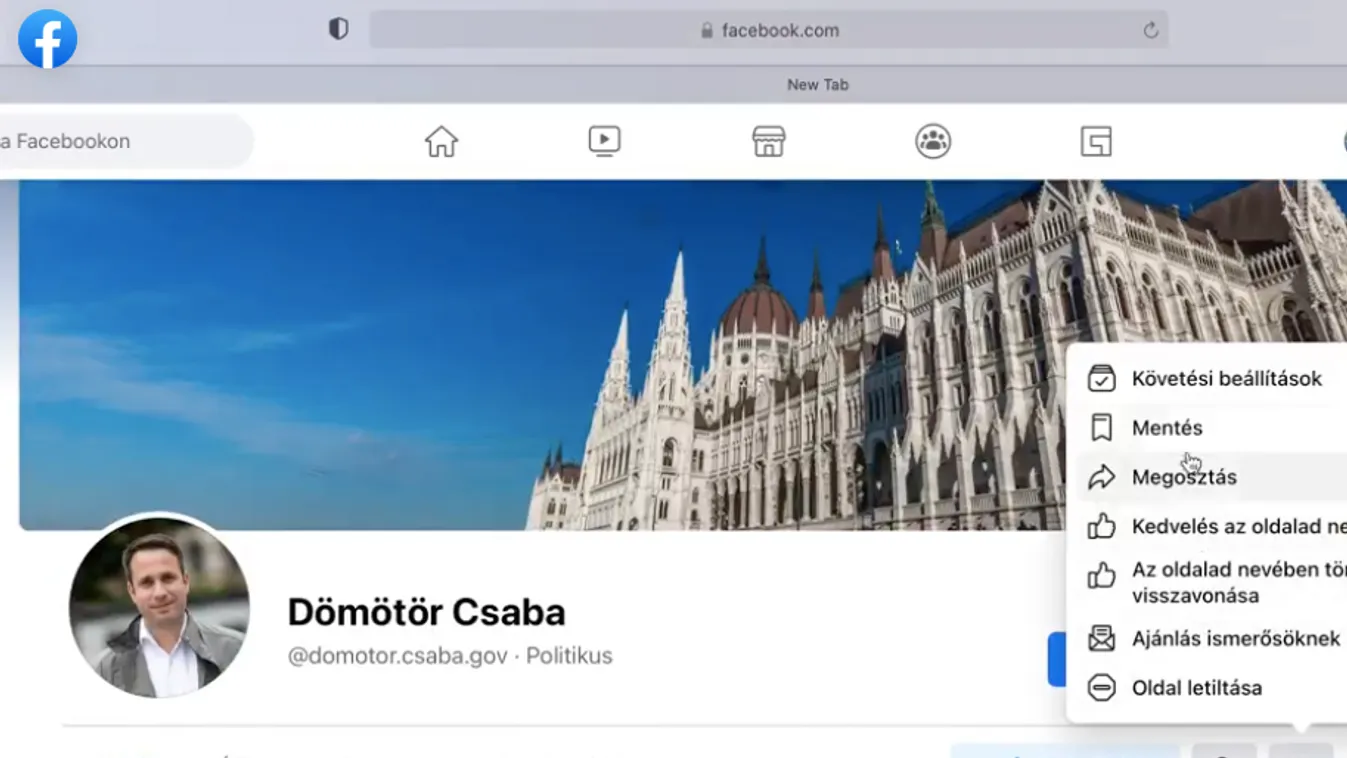 Dömötör Csaba Facebook